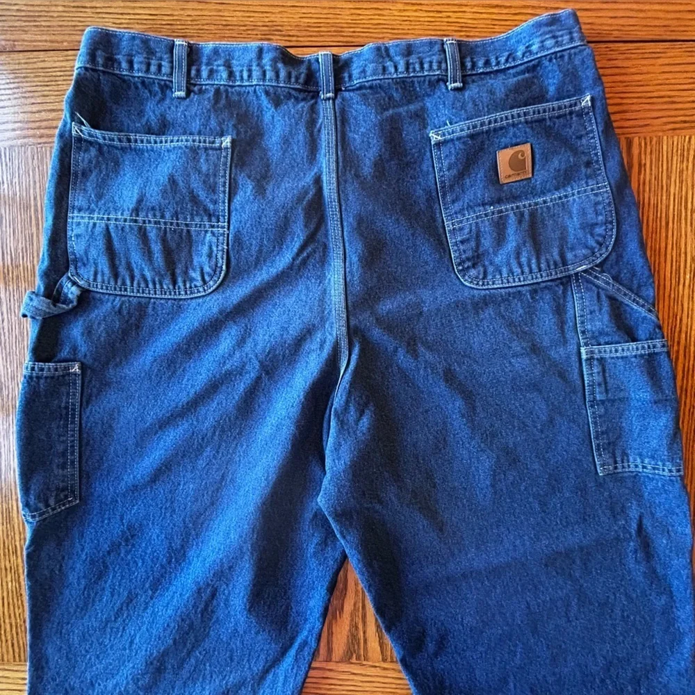 Carhartt Men's Loose Fit Denim Blue Jeans Size 44 X 30